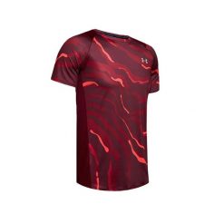 T-shirt Under Armour MK-1 PRINTED. Czerwone t-shirty męskie Under Armour, xs, bez wzorów, z elastanu, bez kołnierzyka. Za 184.85 zł.