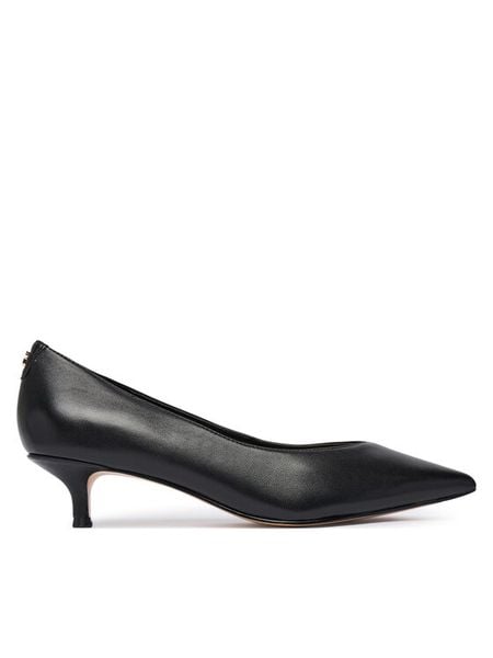 Guess Czółenka FLTCSE LEA08 Czarny. Czarne czółenka damskie Guess, z aplikacjami, ze skóry, bez obcasa. Za 570.99 zł.