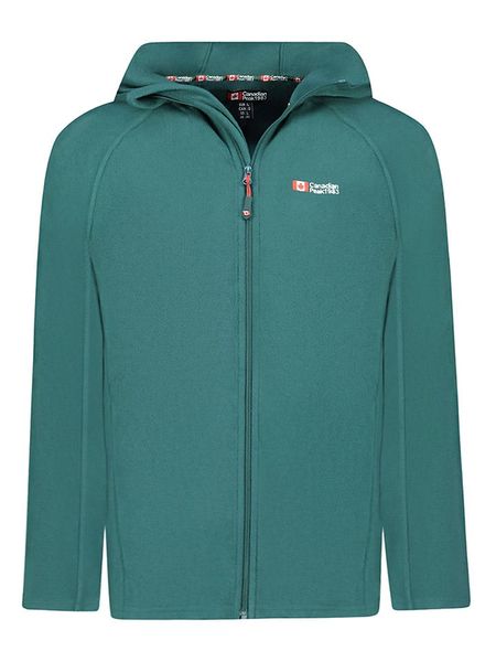 Canadian Peak Kurtka polarowa "Tugoodeak" w kolorze zielonym rozmiar: 3XL. Zielone kurtki męskie Canadian Peak, xl, bez wzorów, z polaru, bez kaptura. Za 95.95 zł.