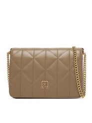 Calvin Klein Torebka Quilted Mini Chain Bag LV04F3321G Beżowy. Brązowe torebki klasyczne damskie CALVIN KLEIN, bez wzorów, ze skóry, bez dodatków. Za 449.99 zł.