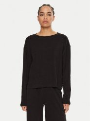 Guess Koszulka piżamowa Elsa O4BP01 KCHZ2 Czarny Relaxed Fit. Czarne koszule nocne damskie Guess, m, z aplikacjami, z bawełny, bez ramiączek. Za 109.99 zł.