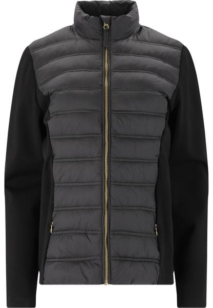 Damska kurtka puchowa Whistler Persle. Czarne kurtki damskie WHISTLER, na zimę, l, bez wzorów, z materiału, bez kaptura. Za 239.99 zł.