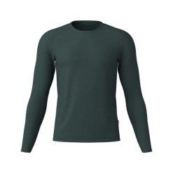 Koszulka z długim rękawem Löffler Merino-Tencel(Tm). Zielone t-shirty sportowe męskie LOFFLER, l, bez ramiączek. Za 421.00 zł.