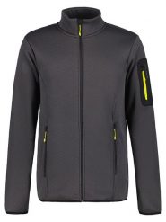 Icepeak Kurtka polarowa "Bredstedt" w kolorze antracytowym rozmiar: M. Czarne kurtki męskie ICEPEAK, m, bez wzorów, z materiału, bez kaptura. Za 140.86 zł.