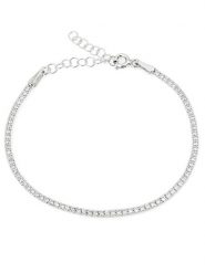 Heliophilia Srebrna bransoletka z cyrkoniami rozmiar: onesize. Szare bransoletki damskie Heliophilia, srebrne. Za 115.45 zł.