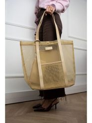 Maison héritage PARIS Shopper bag "Blues" w kolorze złotym - 35 x 52 x 20 cm rozmiar: onesize. Żółte shopper bag damskie maison héritage PARIS, bez wzorów, z materiału, na ramię, bez dodatków. Za 247.45 zł.