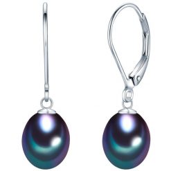 Valero Pearls Kolczyki wiszące z perłą srebro wysokiej próby Perła hodowlana słodkowodna srebrny 1 ct Damski. Szare kolczyki damskie Valero Pearls, z perłą, srebrne. Za 289.99 zł.