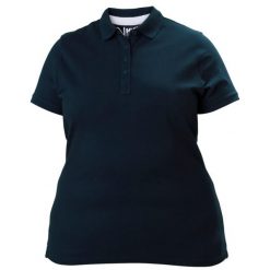 Damska koszulka polo Helly Hansen crew pique 2. Niebieskie bluzki damskie Helly Hansen, l, bez wzorów, sportowe, bez kołnierzyka, bez ramiączek. Za 169.99 zł.