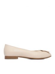 Lasocki Baleriny CEO-RST-WOLLY-01 Beżowy. Brązowe baleriny damskie Lasocki, bez wzorów, ze skóry, bez obcasa. Za 169.99 zł.