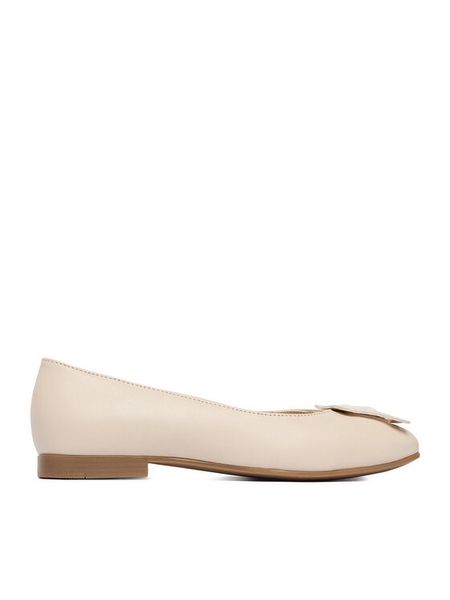 Lasocki Baleriny CEO-RST-WOLLY-01 Beżowy. Brązowe baleriny damskie Lasocki, bez wzorów, ze skóry, bez obcasa. Za 169.99 zł.