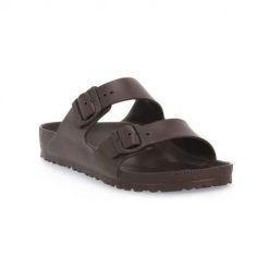 Klapki męskie Birkenstock Arizona Eva Roast Calz. Brązowe klapki i japonki męskie Birkenstock, z materiału. Za 328.00 zł.