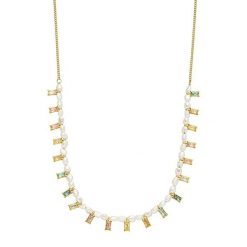 Purelei Purelei Naszyjnik Colorful Coral Naszyjniki 1 ct Damski. Białe naszyjniki damskie Purelei, pozłacane. Za 194.59 zł.