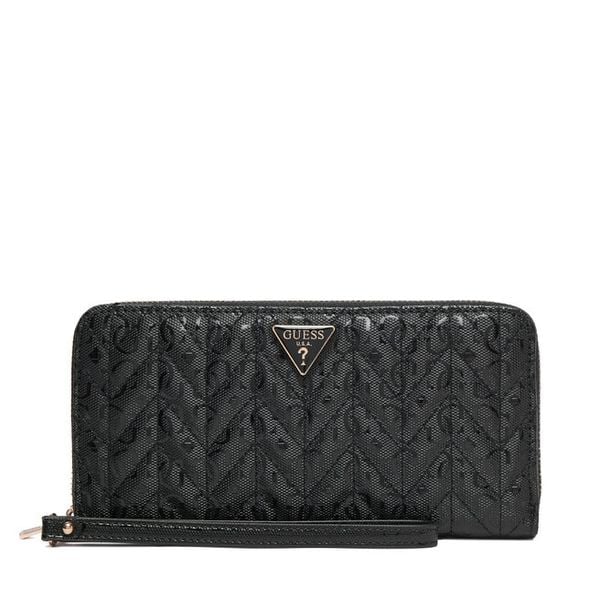 Portfel Guess. Czarne portfele damskie Guess, z aplikacjami. Za 294.99 zł.