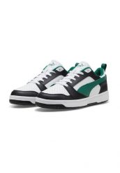 Męskie Buty Sportowe Rebound V6 Ze Skóry Ekologicznej. Czarne obuwie do biegania damskie Puma. Za 239.00 zł.