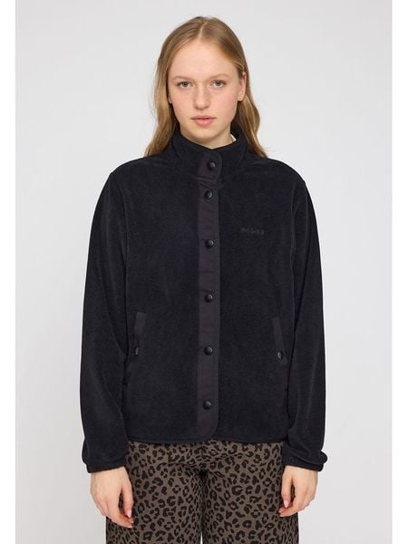 MAZINE Kurtka polarowa "Fleet" w kolorze czarnym rozmiar: S. Czarne kurtki damskie MAZINE, s, bez wzorów, z polaru, bez kaptura. Za 148.26 zł.