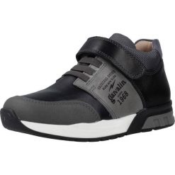 Buty GARVALIN 191420 Niebieski. Niebieskie buty trekkingowe męskie Garvalin, ze skóry, bez zapięcia, trekkingowe. Za 151.99 zł.