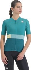 Koszulka rowerowa damska Sportful Snap. Zielone bluzki sportowe damskie SPORTFUL, l, z elastanu, bez kołnierzyka, bez ramiączek. Za 229.99 zł.