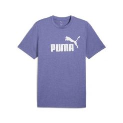 Puma Koszulka Ess No.1 Logo Heather 68255146. Fioletowe t-shirty sportowe męskie Puma, m, z bawełny, bez ramiączek. Za 79.99 zł.