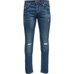 ONLY&SONS Męskie jeansy Spun Jog Damage PK 0901 34 " BlueDenim (rozmiar 28). Jeansy męskie Only&Sons. W wyprzedaży za 107.00 zł.