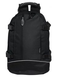 Clique Backpack II plecak sportowy z poliestru 600D z powłoką PVC czarny – black. Czarne plecaki damskie CLIQUE, bez wzorów, z gumy, sportowe. Za 175.56 zł.