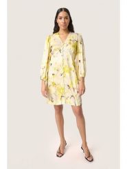 Soaked in Luxury Sukienka w kolorze żółtym rozmiar: XXL. Żółte sukienki damskie Soaked in Luxury, na co dzień, s, bez wzorów, z wiskozy, klasyczne, bez kołnierzyka, bez ramiączek, mini, proste. Za 195.99 zł.