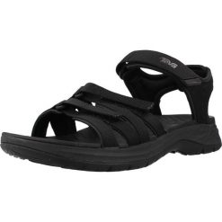 Sandały TEVA W TIRRA SPORT Czarny. Czarne obuwie trekkingowe damskie Teva, bez wzorów, z meshu, bez obcasa. Za 371.99 zł.