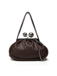 Weekend Max Mara Torebka Milvanew 2525516025600 Brązowy. Brązowe torebki klasyczne damskie Weekend Max Mara, bez wzorów, ze skóry, bez dodatków. Za 2,069.00 zł.