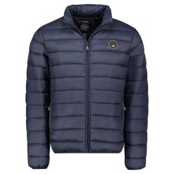 Króka kurtka wodoodporna pikowana Geographical Norway Amigomap. Niebieskie kurtki męskie Geographical Norway, m, bez wzorów, bez kaptura. W wyprzedaży za 216.00 zł.