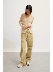 AUTHENTIC CASHMERE Kaszmirowy kardigan "Chalais" w kolorze kremowym rozmiar: S. Brązowe kardigany damskie AUTHENTIC CASHMERE, s, bez wzorów, z kaszmiru. Za 336.61 zł.