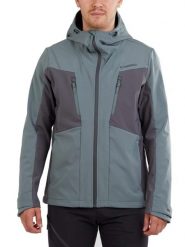 Kurtka softshell męska Fundango Rauris Softshell. Szare kurtki męskie Fundango, m, bez wzorów, z materiału, bez kaptura. Za 519.90 zł.