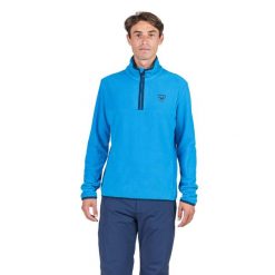 Bluza męska Rossignol Strawpile Fleece Hz. Niebieskie bluzy bez kaptura męskie Rossignol, m. Za 265.00 zł.