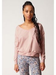 Skiny Koszulka w kolorze jasnoróżowym rozmiar: 44. Różowe bluzki damskie Skiny, bez wzorów, z bawełny, bez kołnierzyka, bez ramiączek. Za 126.15 zł.