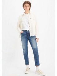Levi´s Dżinsy - Boyfriend fit - w kolorze niebieskim rozmiar: W27/L30. Niebieskie jeansy damskie . Za 149.31 zł.