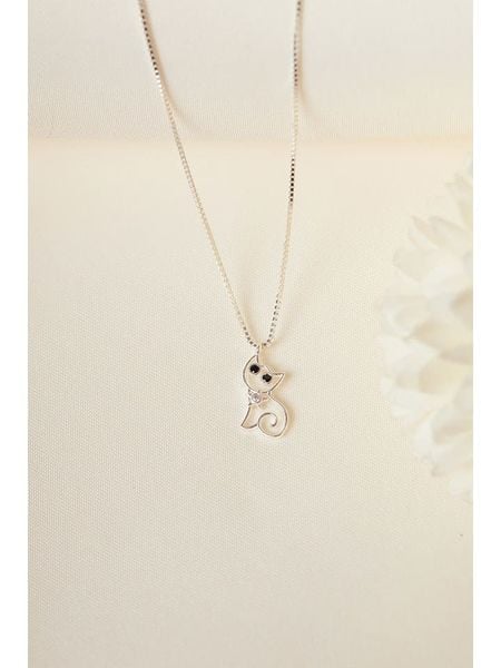 Heliophilia Srebrny naszyjnik z zawieszką - dł. 40 cm rozmiar: onesize. Szare naszyjniki damskie Heliophilia, srebrne. Za 109.00 zł.