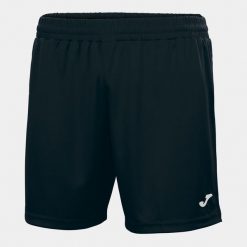 Spodenki do piłki nożnej męskie Treviso. Czarne szorty męskie Joma, bez wzorów, z materiału, sportowe. Za 114.50 zł.