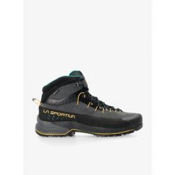 Buty podejściowe męskie La Sportiva TX4 Evo Mid GTX. Czarne buty trekkingowe męskie La Sportiva, z materiału, za kostkę, bez zapięcia, wspinaczkowe. Za 844.99 zł.