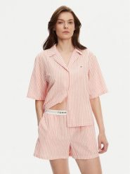 Tommy Hilfiger Piżama UW0UW05799 Pomarańczowy Regular Fit. Brązowe piżamy damskie Tommy Hilfiger, m, bez wzorów, z bawełny, bez ramiączek. Za 239.99 zł.