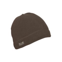 Czapka myśliwska 100 WENGE. Brązowe czapki męskie SOLOGNAC, bez wzorów, z materiału, sportowe. Za 14.99 zł.