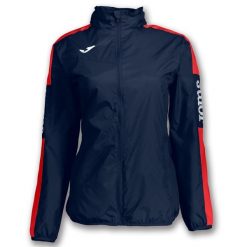 Kurtka Joma Championship IV damska przeciwdeszczowa – Granat/Czerwony XS. Czerwone kurtki damskie Joma, xs. Za 169.99 zł.