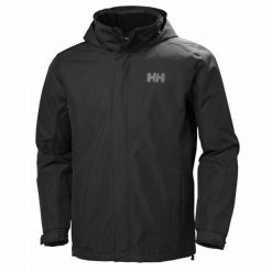 Kurtka trekkingowa męska Helly Hansen Dubliner Jacket. Czarne kurtki męskie Helly Hansen, l, bez wzorów, z syntetyku, klasyczne, z kapturem. W wyprzedaży za 377.50 zł.