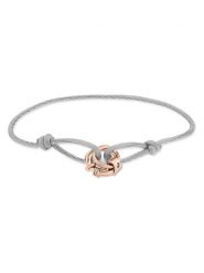 Liebeskind Bransoletka z elementem ozdobnym rozmiar: onesize. Szare bransoletki damskie Liebeskind, ze stali. Za 156.98 zł.