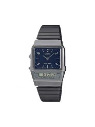 Casio Zegarek Vintage Edgy AQ-800EB-2AEF Czarny. Czarne, analogowe zegarki damskie Casio. Za 269.99 zł.