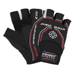 Rękawiczki na siłownię POWER SYSTEM Pro Grip Evo. Czerwone rękawiczki damskie POWER SYSTEM, bez wzorów. Za 35.00 zł.