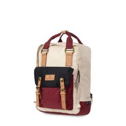 Plecak na laptopa Doughnut Macaroon Reborn III Series - stone x wine. Brązowe plecaki damskie Doughnut, bez wzorów. Za 298.99 zł.