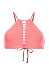 Góra od bikini O'neill Pw High Neck. Czerwone bikini damskie O'neill, z aplikacjami. Za 80.49 zł.