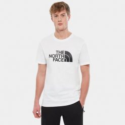 Koszulka sportowa męska The North Face Easy Tee. Białe t-shirty sportowe męskie The North Face, m, z materiału, bez ramiączek, trekkingowe. Za 228.00 zł.
