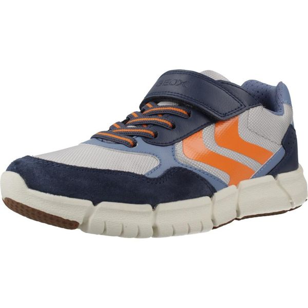 Buty GEOX J FLEXYPER BOY Niebieski. Niebieskie buty fitness męskie Geox, na fitness i siłownię. Za 204.99 zł.