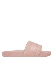 Tommy Hilfiger Klapki Hilfiger Poolside With Webbing FW0FW08529 Różowy. Czerwone klapki damskie Tommy Hilfiger, bez wzorów, ze skóry, bez obcasa. Za 139.99 zł.