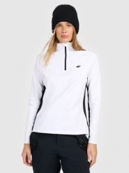 4F Bielizna termiczna ocieplana (góra) damska - biała XXL. Biała bielizna termoaktywna damska 4f, xxl, bez wzorów, z materiału. Za 129.99 zł.