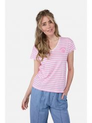 LIEBLINGSSTÜCK Koszulka "Dolly" w kolorze różowo-jasnoróżowym rozmiar: XL. Różowe bluzki damskie LIEBLINGSSTÜCK, xl, bez wzorów, z bawełny, bez kołnierzyka. Za 157.73 zł.